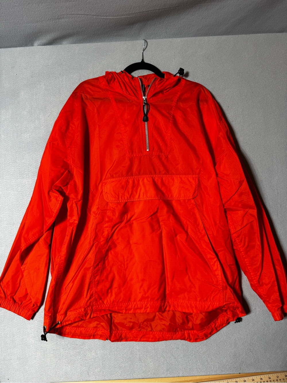 Vintage Foot Locker Anorak Orange Lightweight Windbreaker Size XL